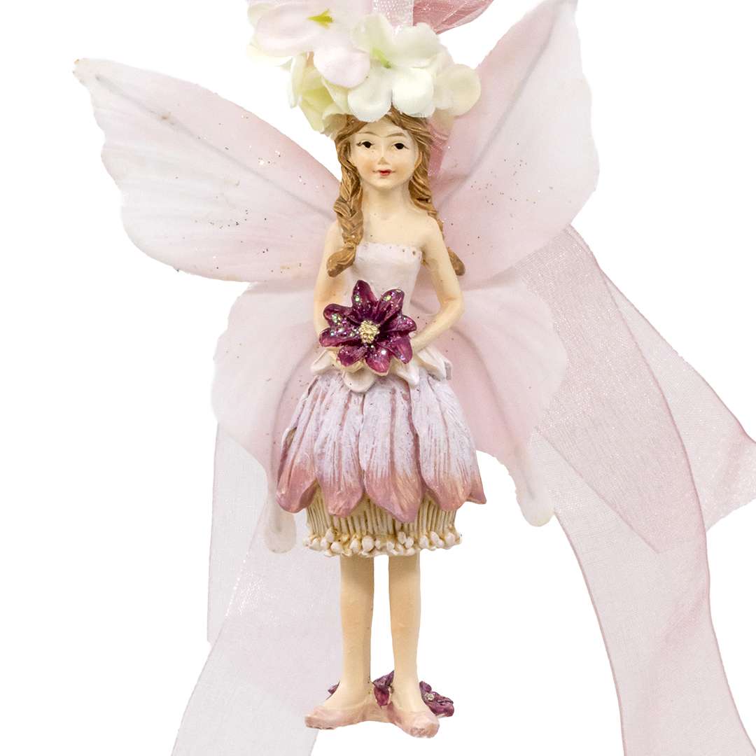 "Decorazione Fatina Pink" H22X8 CM - immagine 2