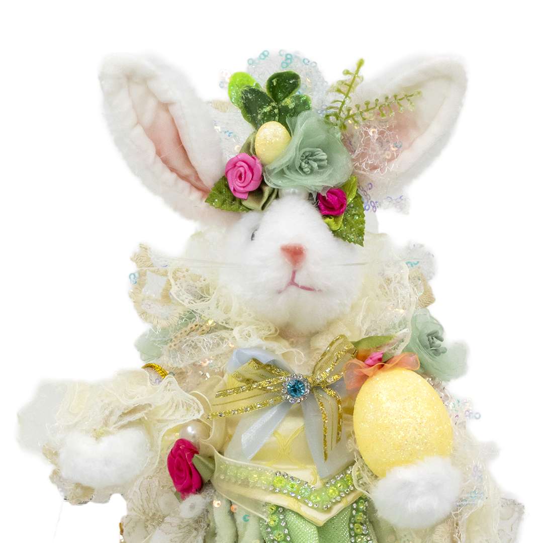 “Mrs Coniglietta Pasquale Celeste” H36CM - immagine 2