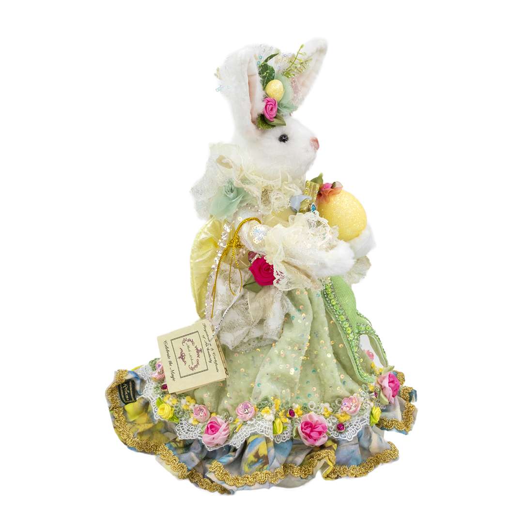 “Mrs Coniglietta Pasquale Celeste” H36CM - immagine 3