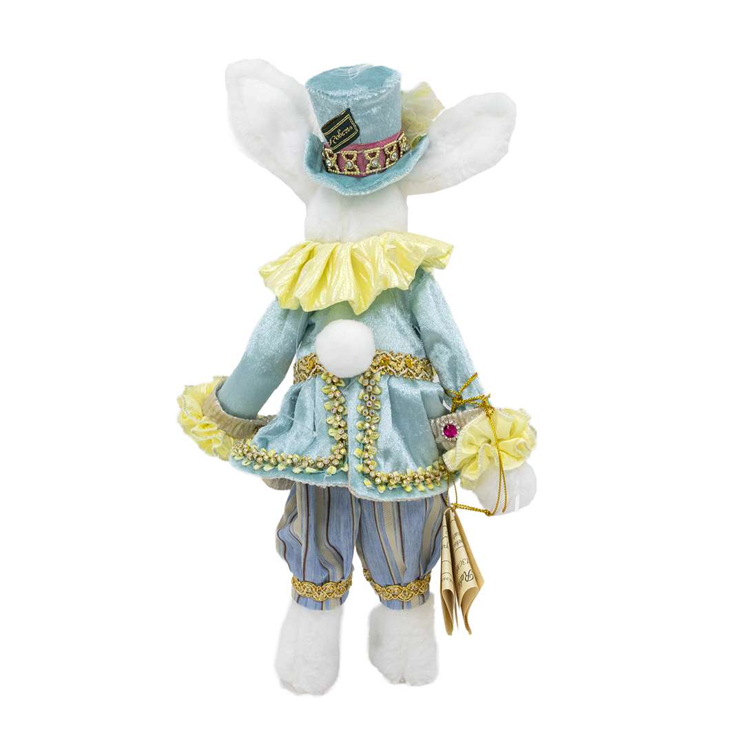 "Mr Coniglio Pasquale Celeste" H36CM - immagine 4