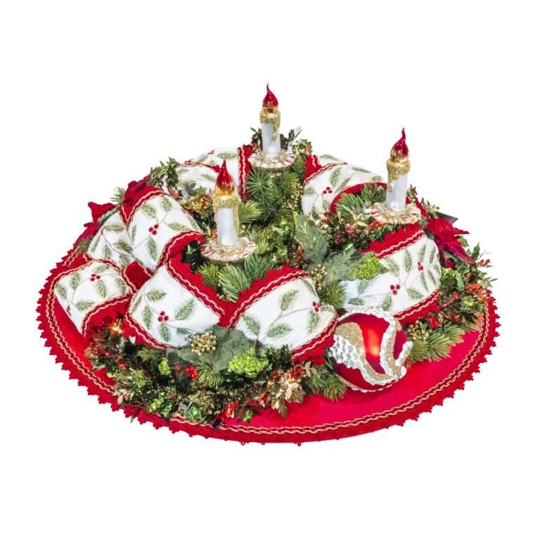"Centrotavola Natalizio “Santa Claus” D70 H20 CM