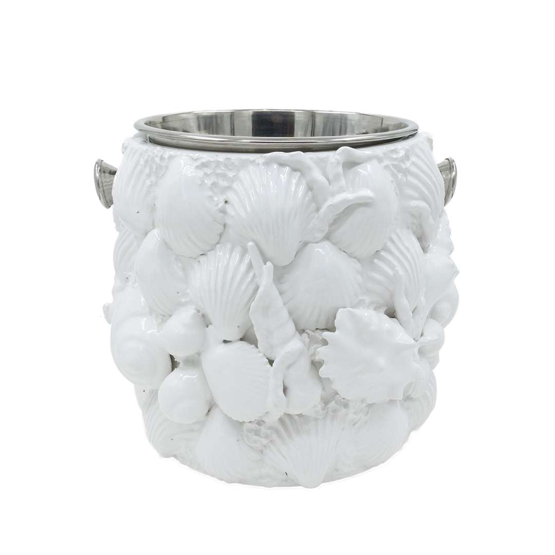 "Porta Champagne Mare c/Interno in Acciaio Inox" H26X26 CM