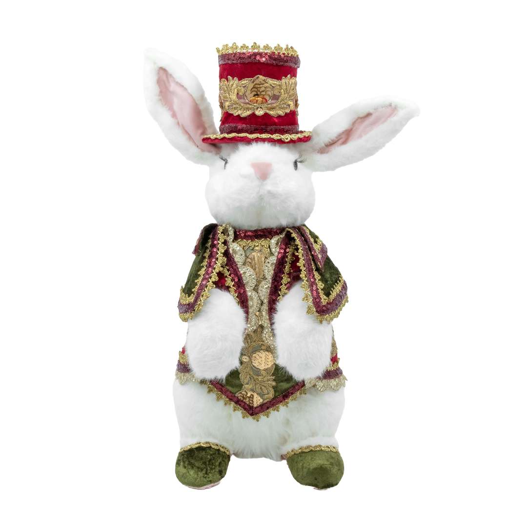 "Coniglio Luxury Forest con Cilindro" H50 L20 CM