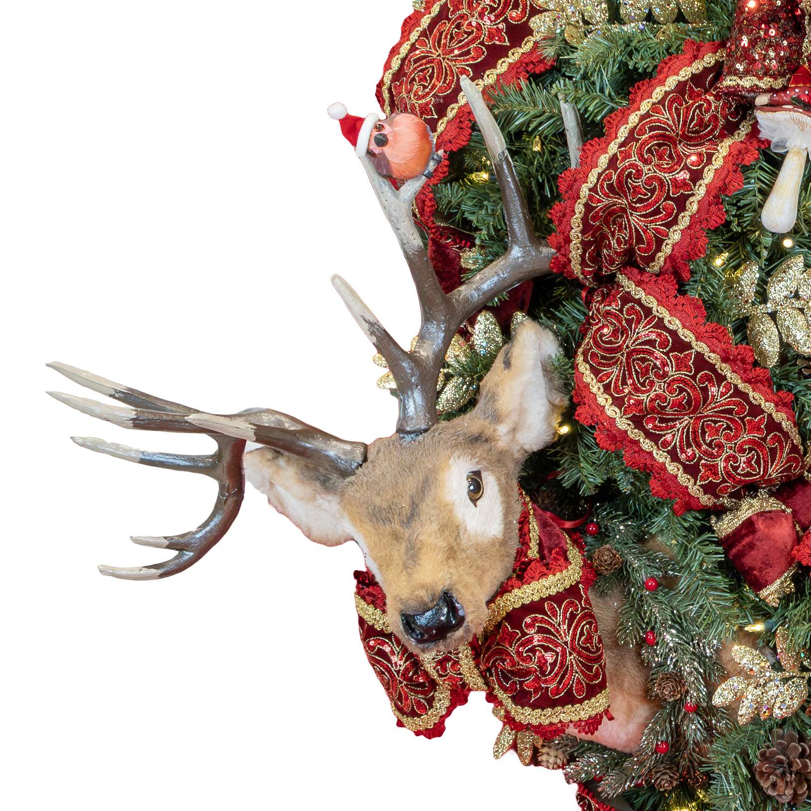 "Maxi Ghirlanda Natalizia “Luxury Forest” D150 CM 400 LED" - immagine 5
