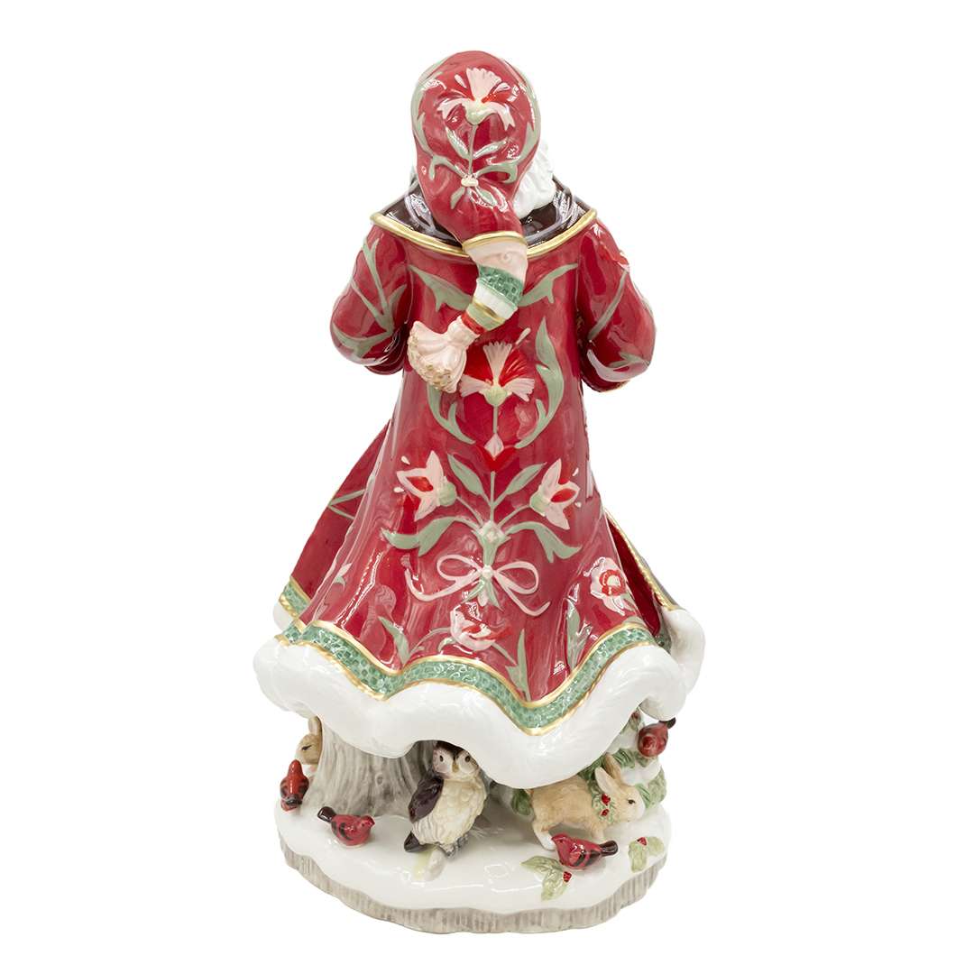 "Babbo Tradizionale Rosso e Bordeaux" H50 CM - immagine 5