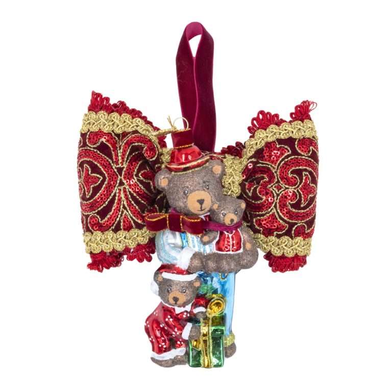 "Decorazione Papà Orso" H17X16 CM
