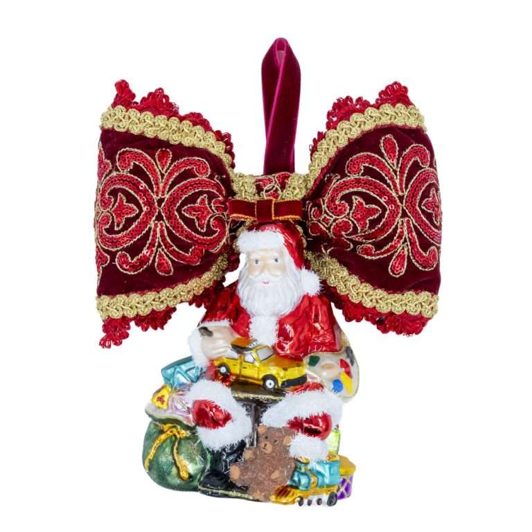 "Decorazione Babbo Natale c/Giochi" H25X19 CM