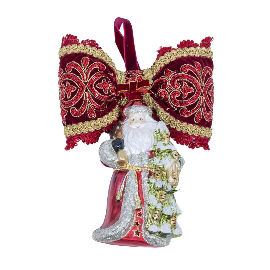 "Decorazione Babbo Natale c/Albero" H25X19 CM