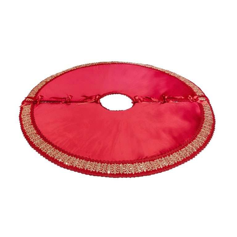 "Tappeto Sotto Albero Giglio Rosso" D170 CM