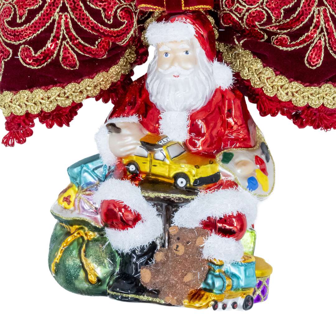 "Decorazione Babbo Natale c/Giochi" H25X19 CM - Image 2