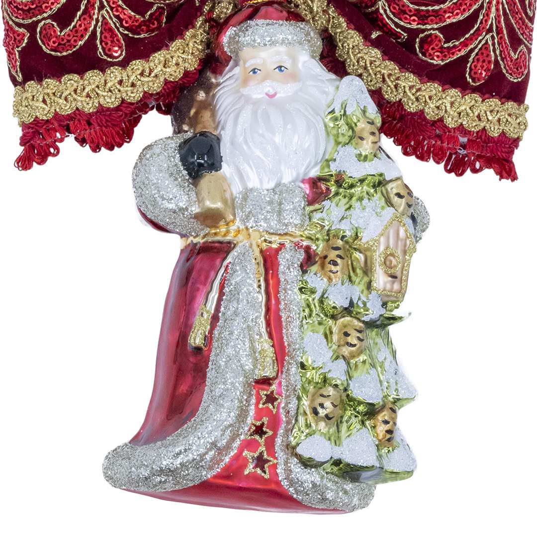 "Decorazione Babbo Natale c/Albero" H25X19 CM - immagine 2