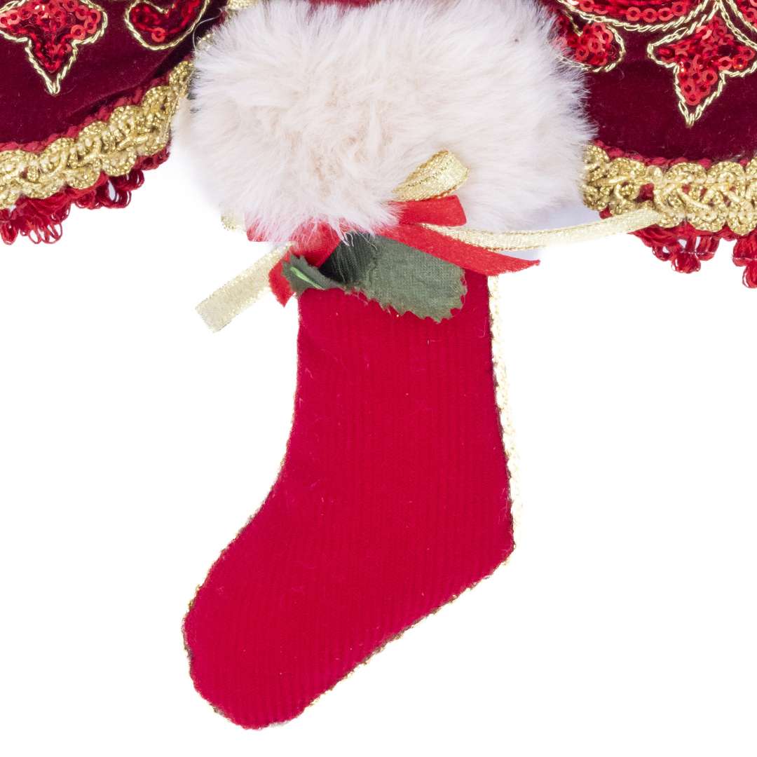 "Decorazione Elfo c/Pacchi Regalo " H26X19 CM – Image 3