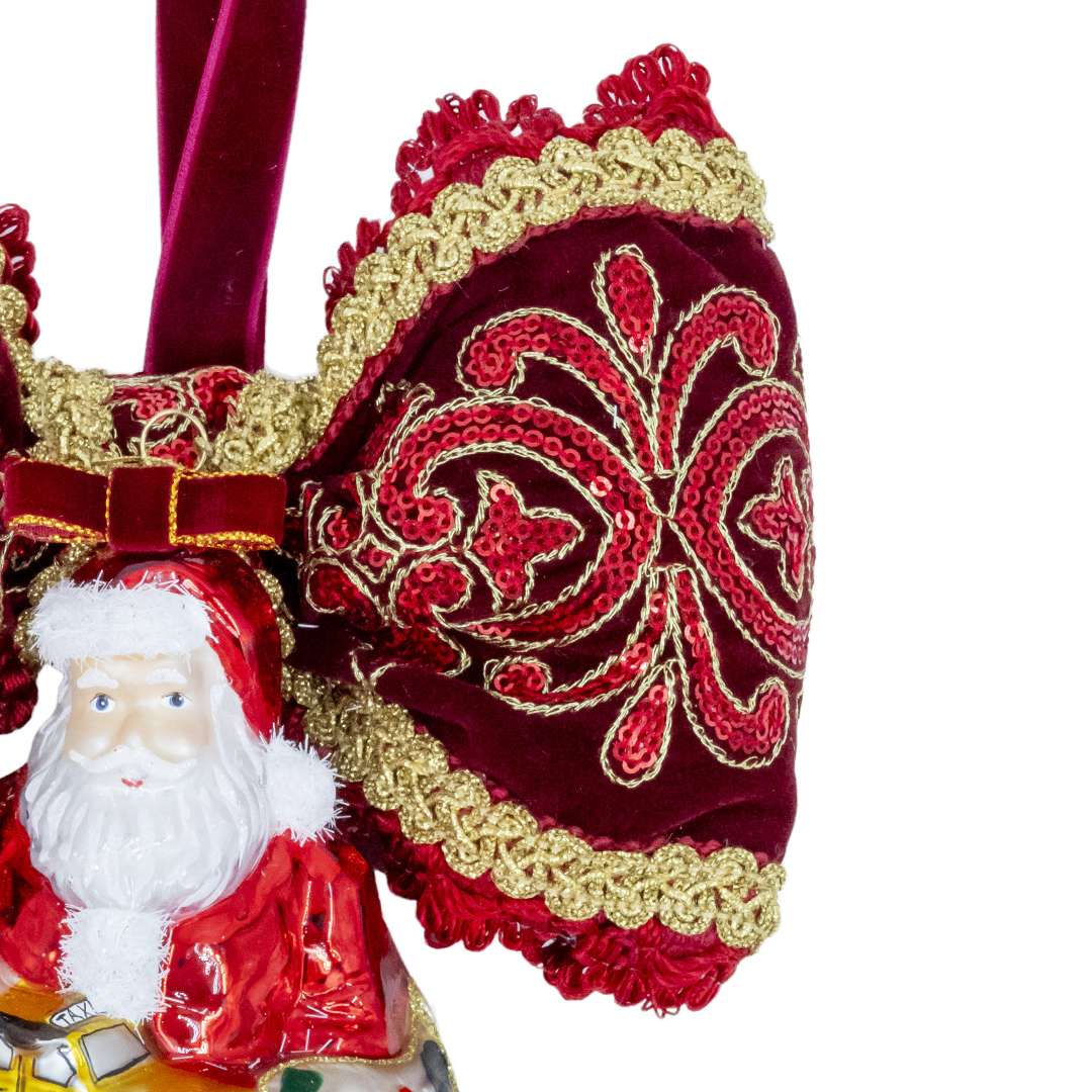 "Decorazione Babbo Natale c/Giochi" H25X19 CM - Image 3
