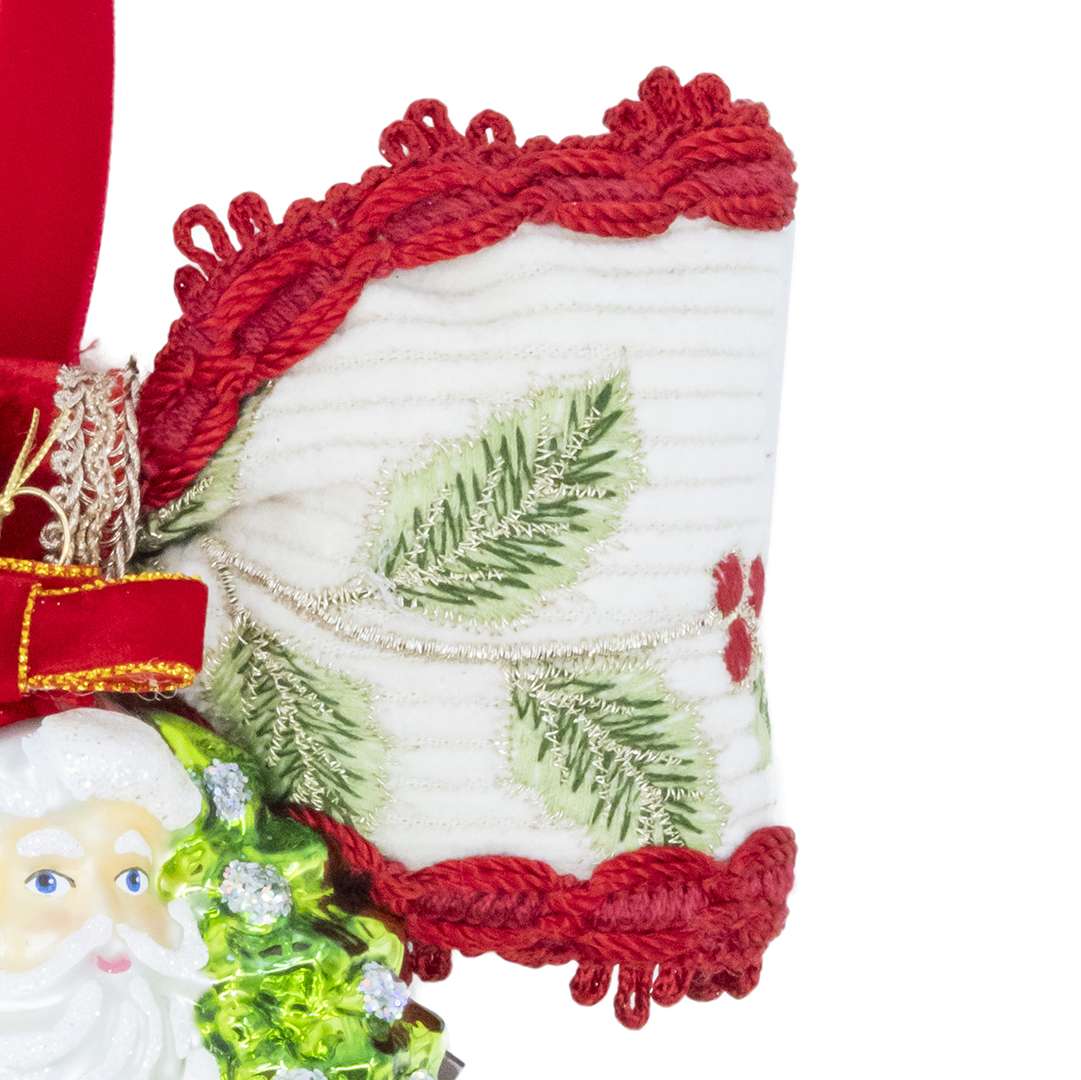 "Decorazione Babbo Natale in Volo" H23X16 CM - Image 3