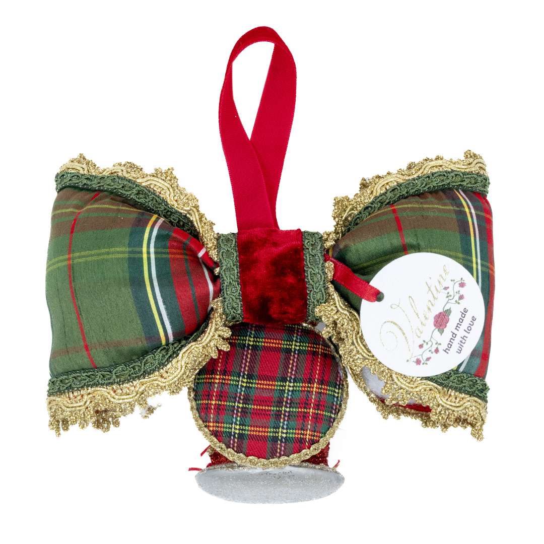 "Decorazione Ballerina Topina in Orologio Tartan" H21X19 CM - immagine 4