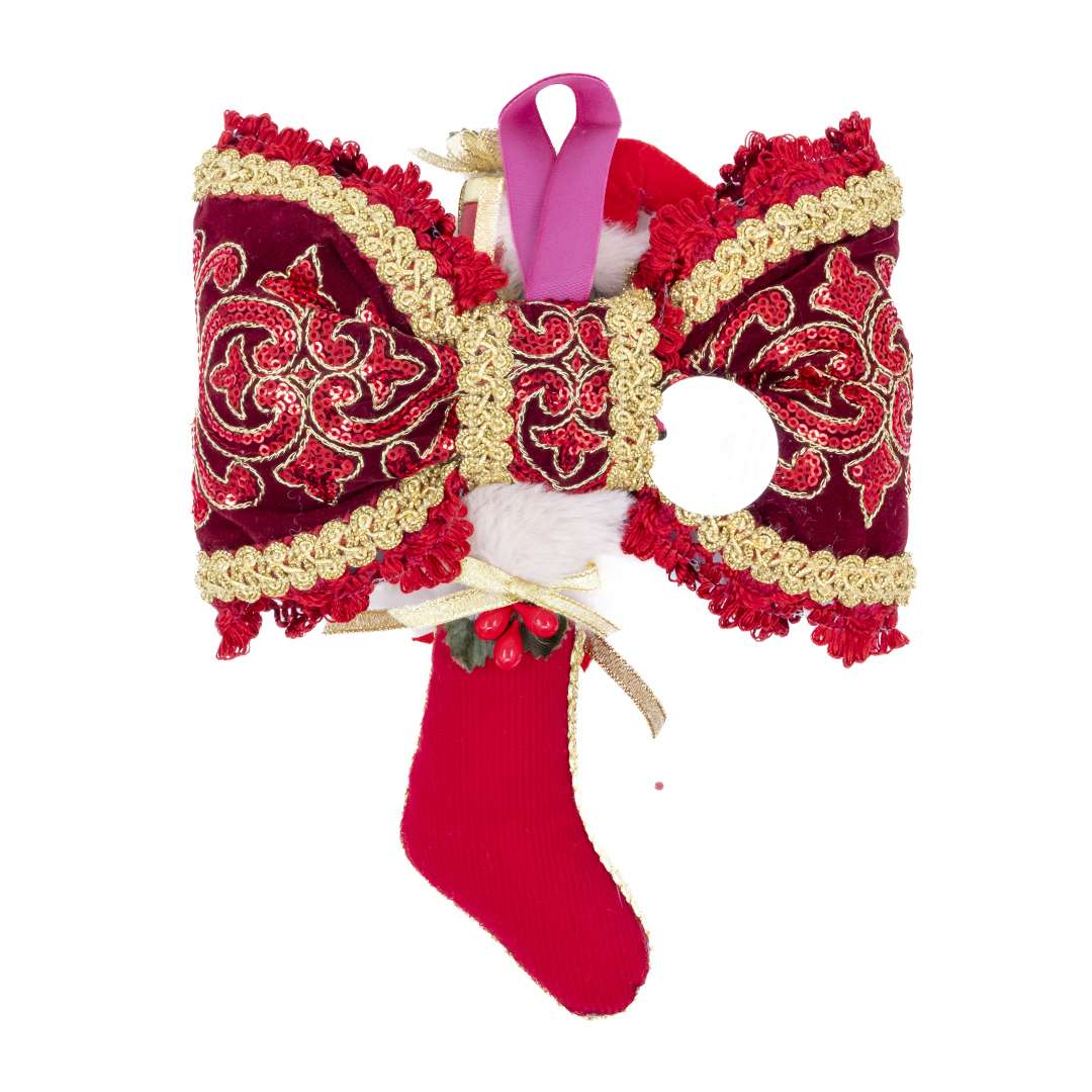 "Decorazione Elfo c/Pacchi Regalo " H26X19 CM – Image 4