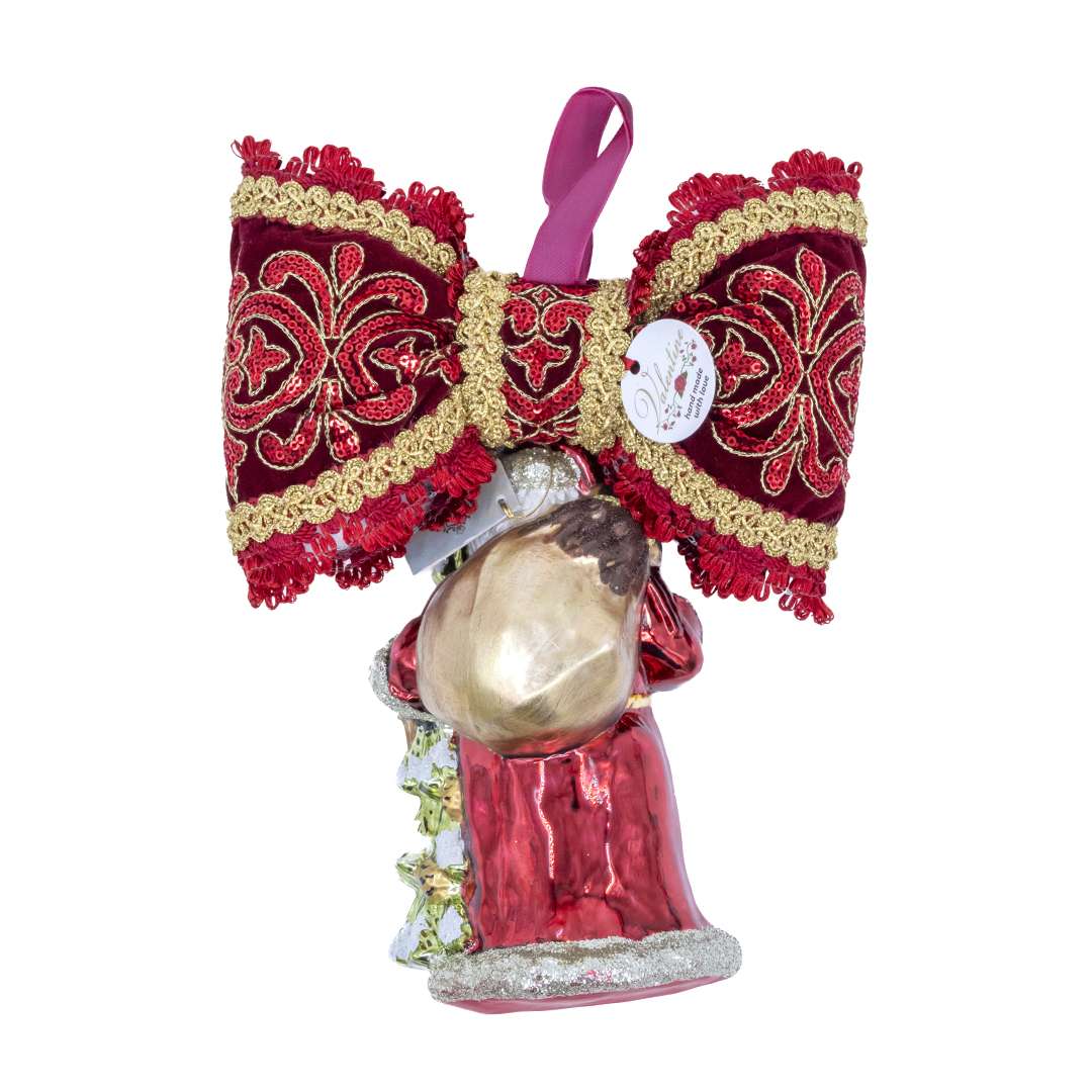 "Decorazione Babbo Natale c/Albero" H25X19 CM - immagine 4