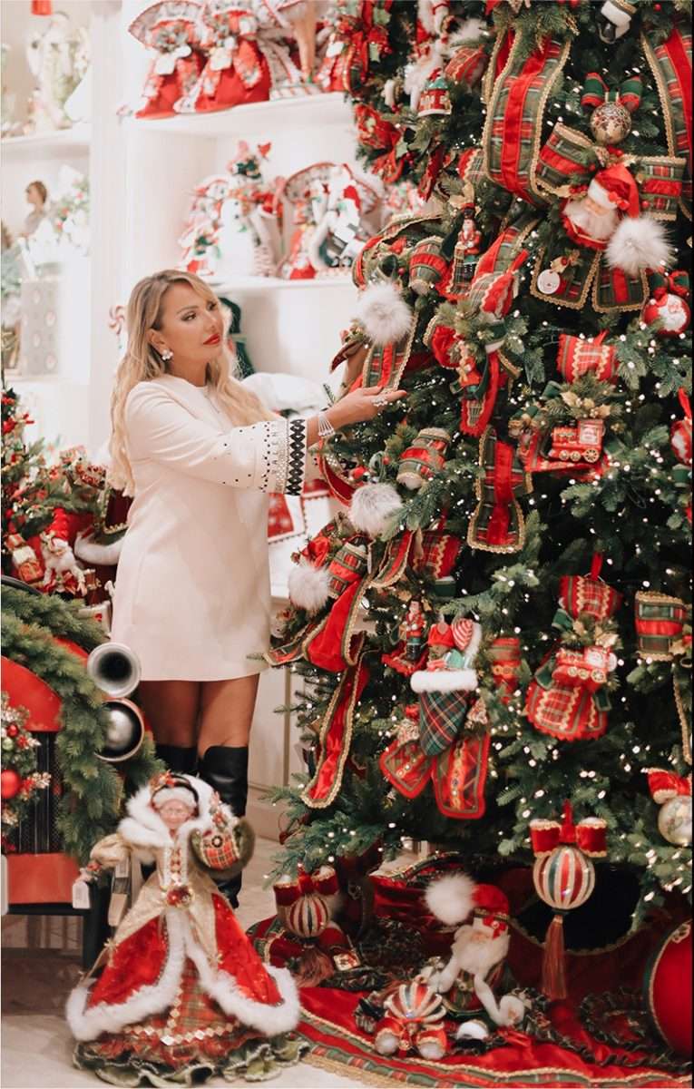 stile valentine decorazioni di natale
