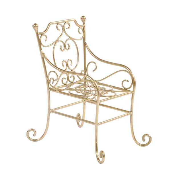 "Poltrona Oro Per Elfi e Doll " H25 CM