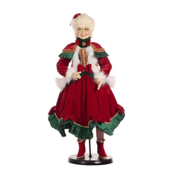 "Signora Claus "Festa di famiglia" H70 CM