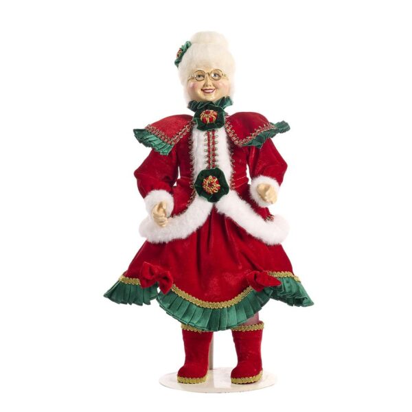 "Signora Claus "Festa di famiglia" H46 CM