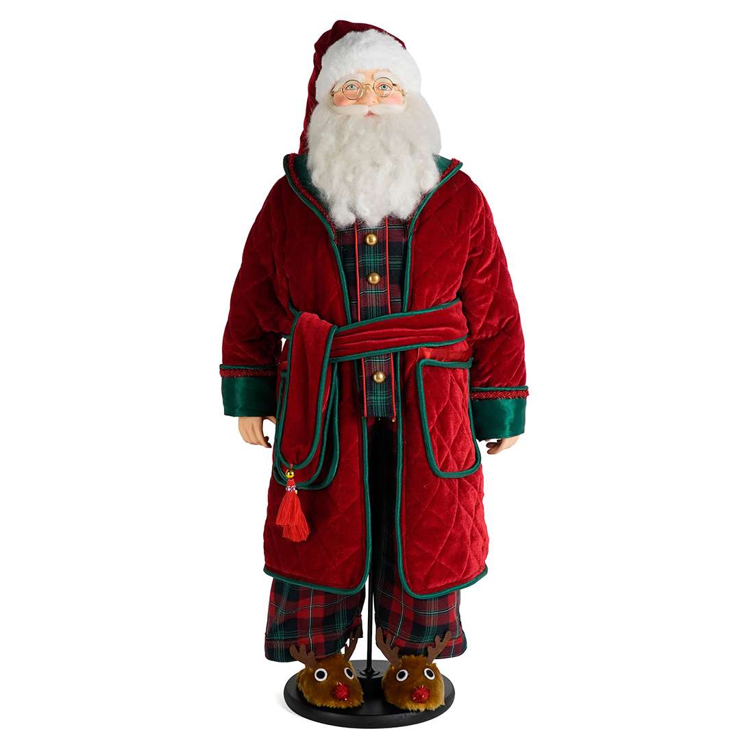 "Babbo Natale Allegro e Magnifico in Pigiama" H81 CM