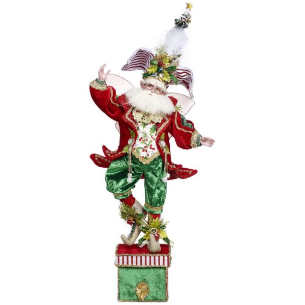 "Portacalza Babbo Fatato Per Feste Di Natale" H57 CM