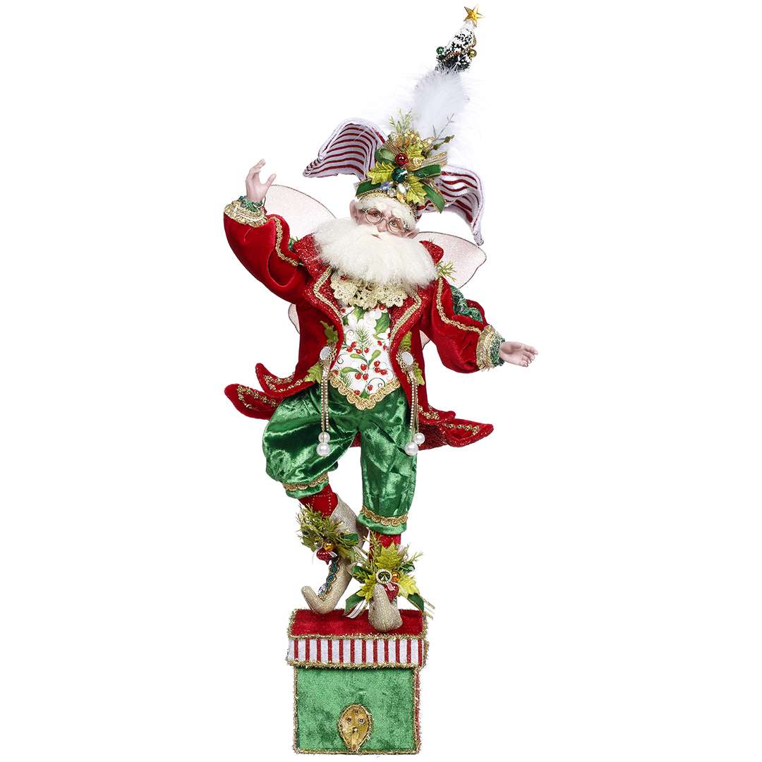 "Portacalza Babbo Fatato Per Feste Di Natale" H57 CM