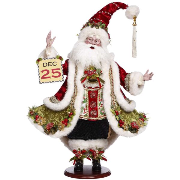 "Babbo Natale 25 Dicembre" H64 CM