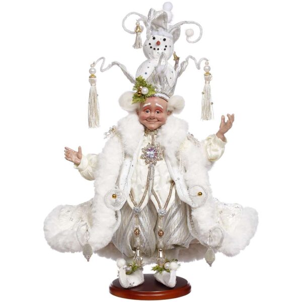 "Elfo De Noel Bianco" H56 CM